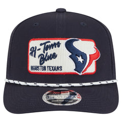 Houston Texans New Era Chant 9SEVENTY Stretch-Snap Hat - Navy for sale
