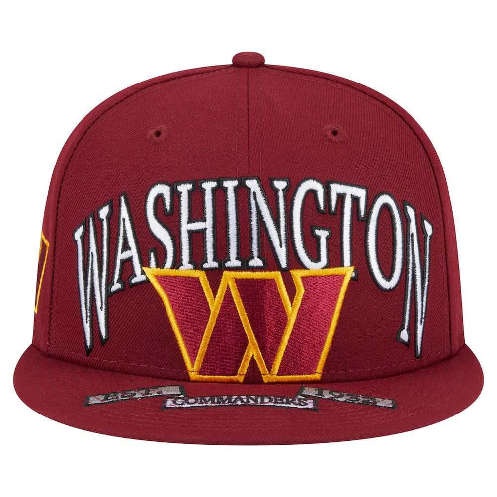 Washington Commanders New Era Oversized 59FIFTY Fitted Hat - Burgundy cheap