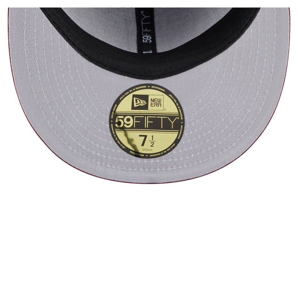 Washington Commanders New Era Oversized 59FIFTY Fitted Hat - Burgundy cheap