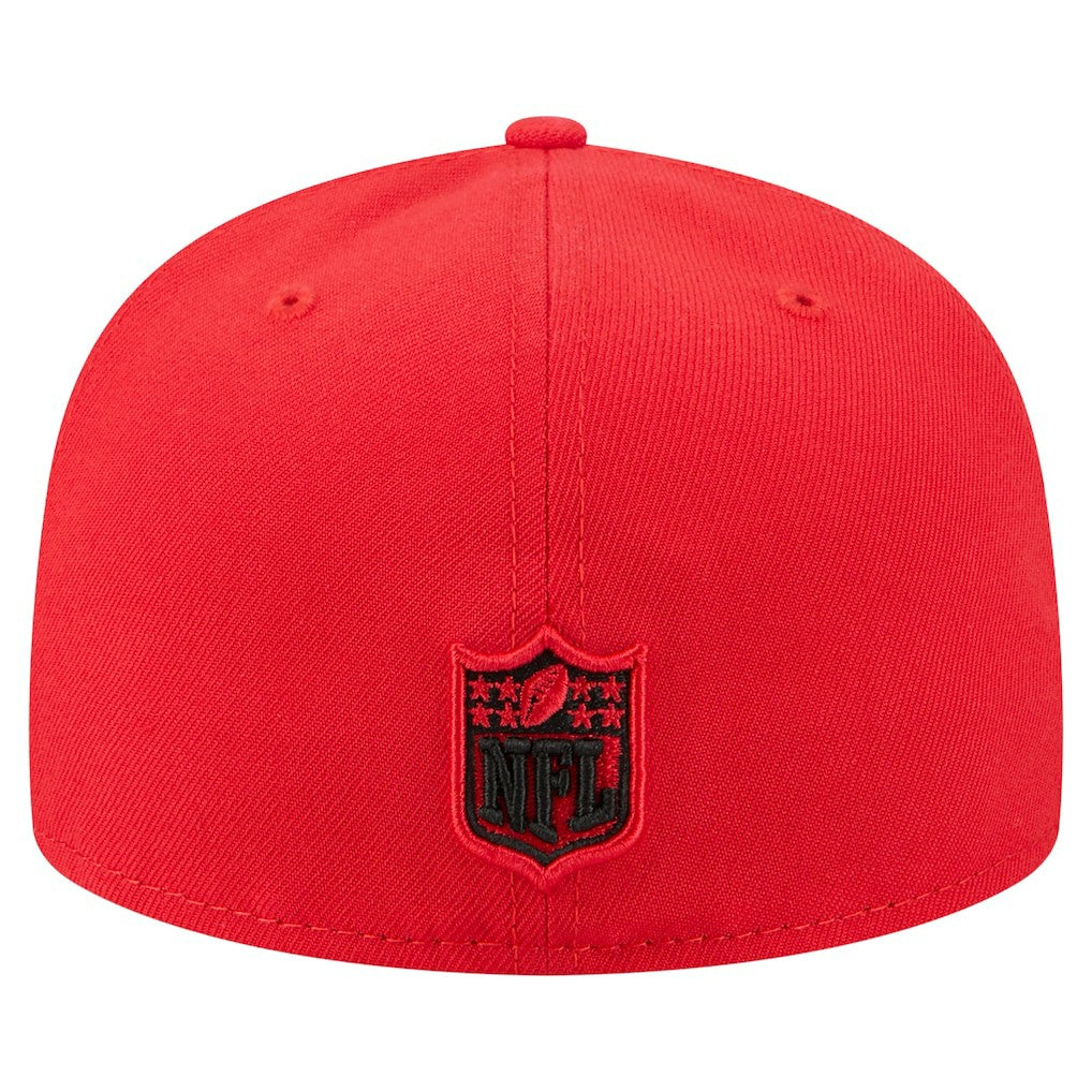 Kansas City Chiefs New Era Oversized 59FIFTY Fitted Hat - Red on sale