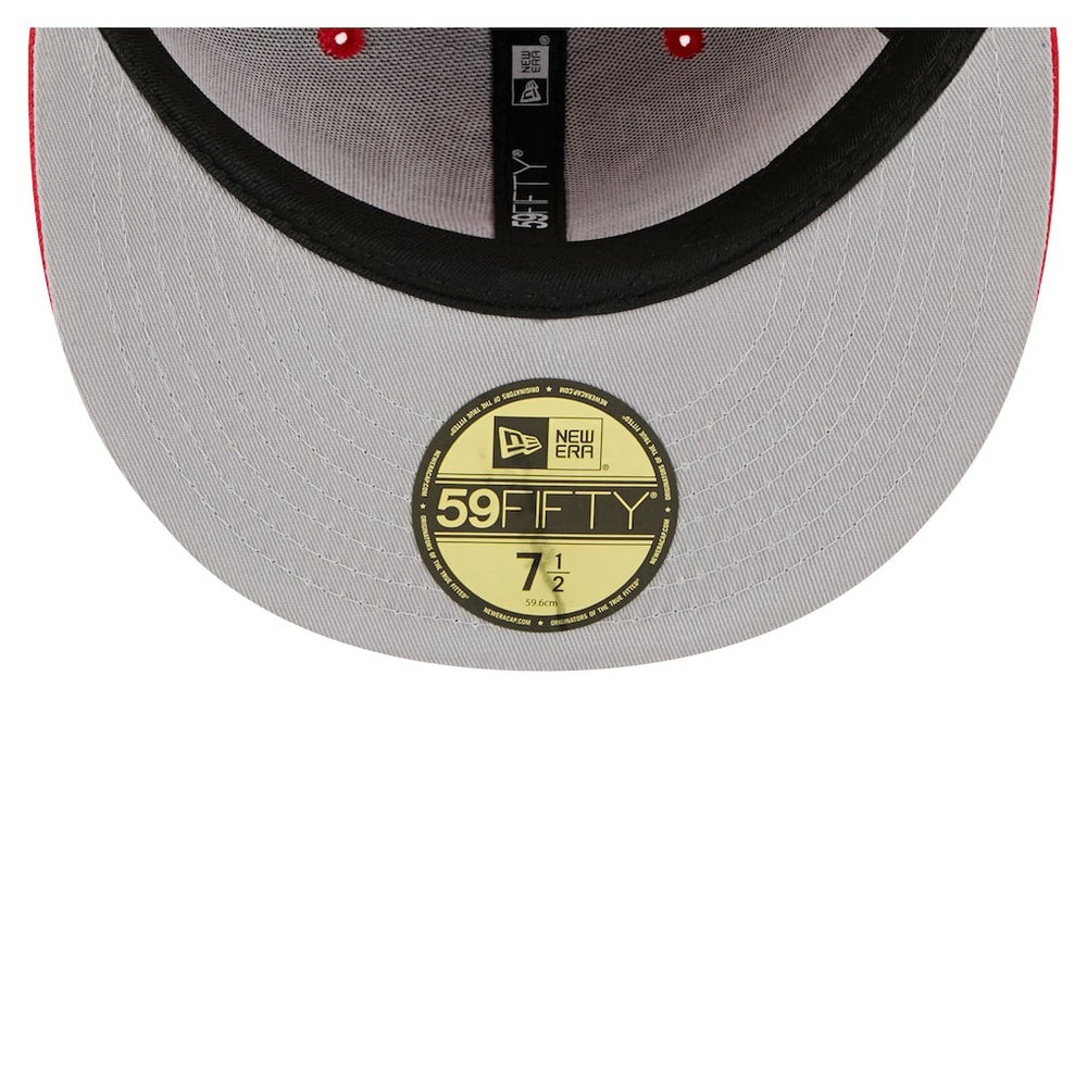 Kansas City Chiefs New Era Oversized 59FIFTY Fitted Hat - Red on sale