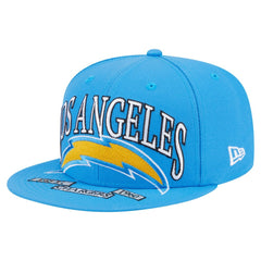 Los Angeles Chargers New Era Oversized 59FIFTY Fitted Hat - Powder Blue discount