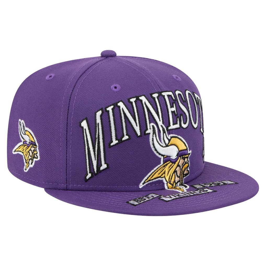 Minnesota Vikings New Era Oversized 59FIFTY Fitted Hat - Purple outlet