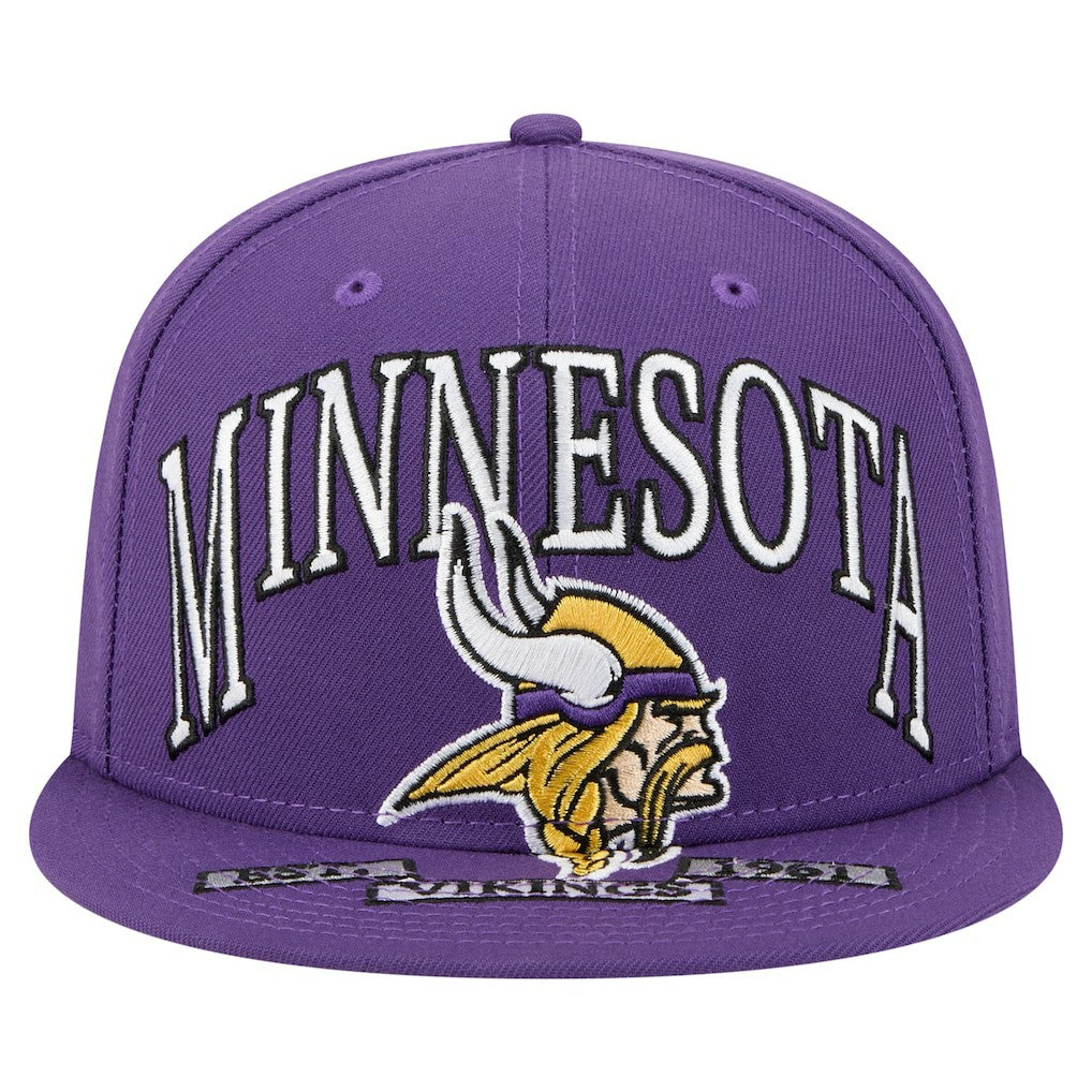 Minnesota Vikings New Era Oversized 59FIFTY Fitted Hat - Purple outlet