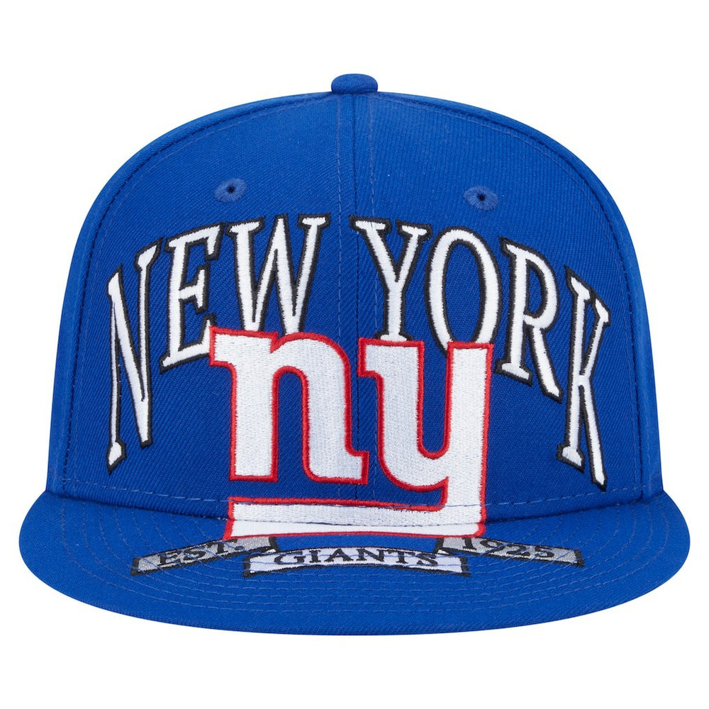 New York Giants New Era Oversized 59FIFTY Fitted Hat - Royal for sale
