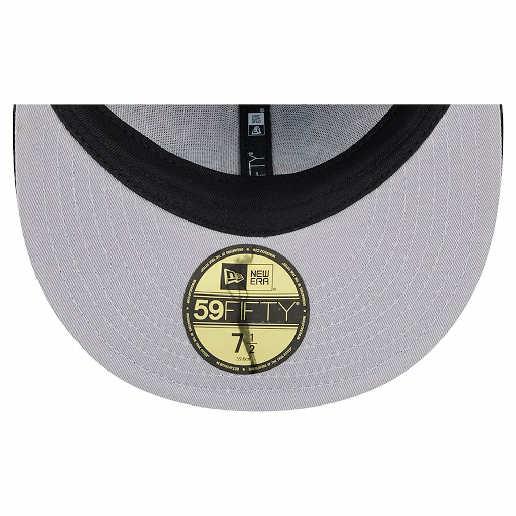 Cincinnati Bengals New Era Head Oversized 59FIFTY Fitted Hat - Black on sale