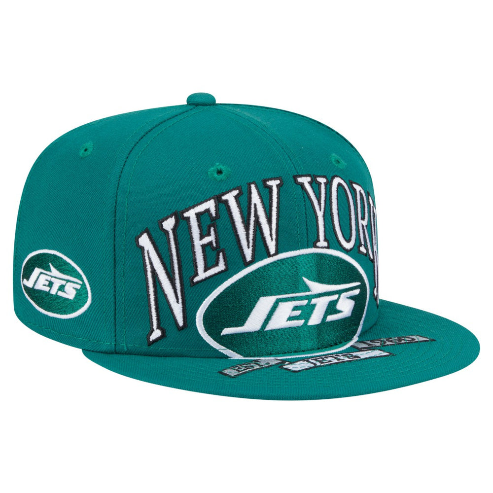 New York Jets New Era Oversized 59FIFTY Fitted Hat - Green outlet