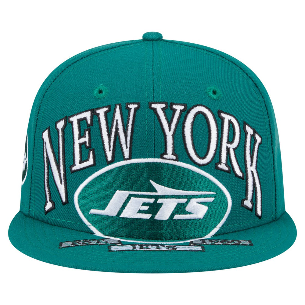 New York Jets New Era Oversized 59FIFTY Fitted Hat - Green outlet