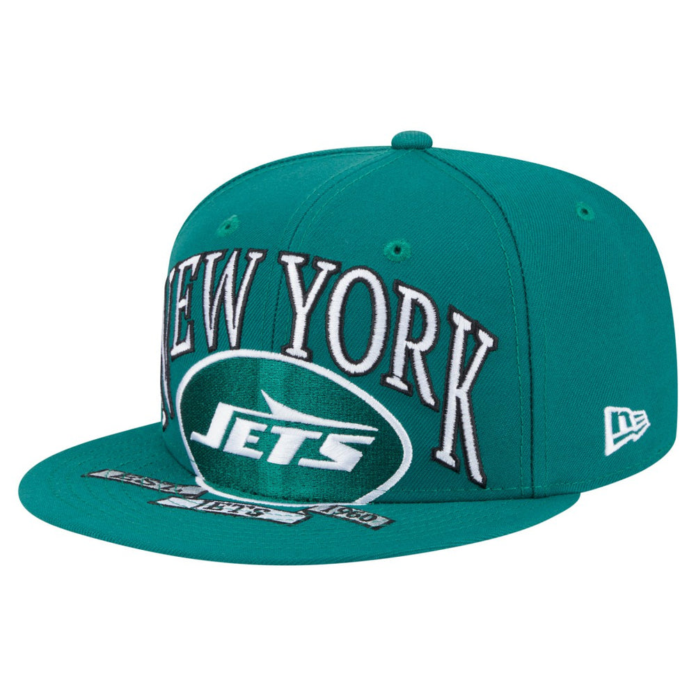 New York Jets New Era Oversized 59FIFTY Fitted Hat - Green outlet