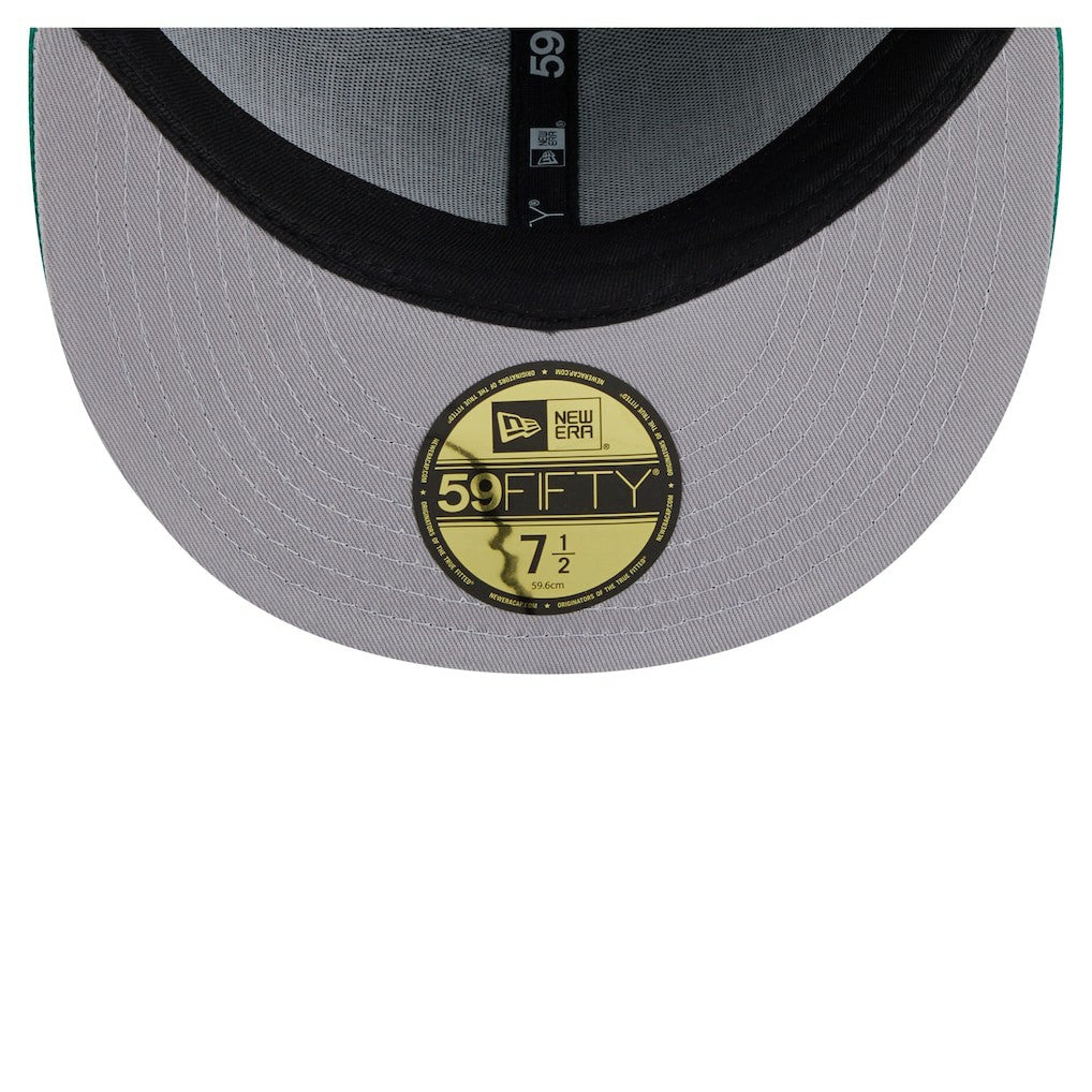 Philadelphia Eagles New Era Throwback Oversized 59FIFTY Fitted Hat - Kelly Green discount