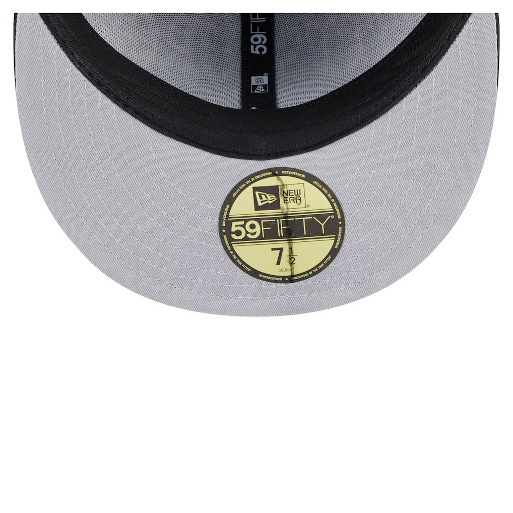 Pittsburgh Steelers New Era Oversized 59FIFTY Fitted Hat - Black cheap