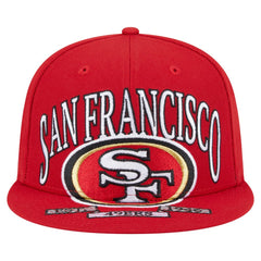 San Francisco 49ers New Era Oversized 59FIFTY Fitted Hat - Scarlet discount