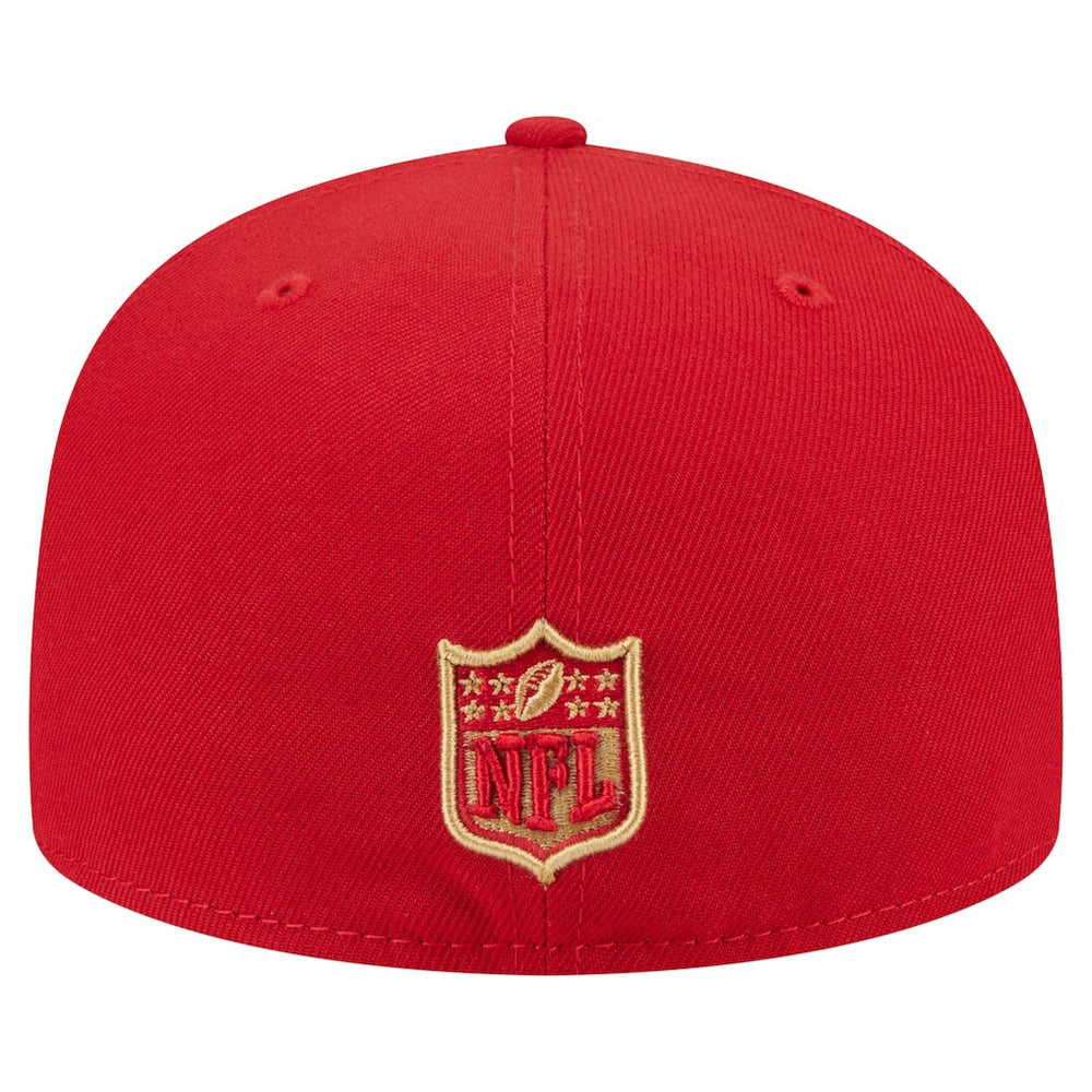 San Francisco 49ers New Era Oversized 59FIFTY Fitted Hat - Scarlet discount
