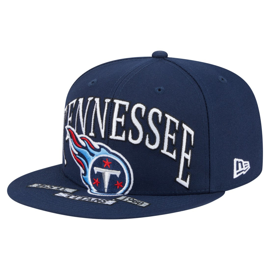 Tennessee Titans New Era Oversized 59FIFTY Fitted Hat - Navy online