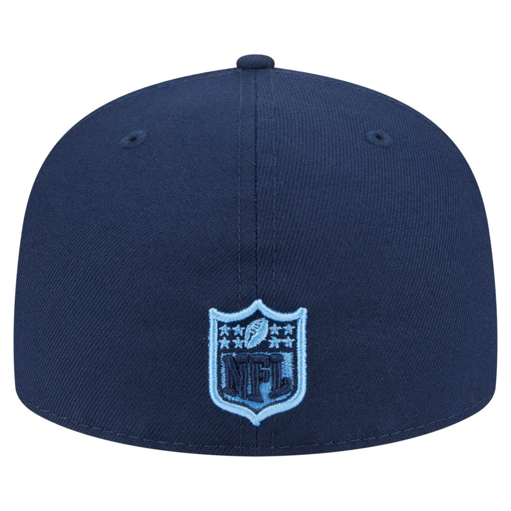 Tennessee Titans New Era Oversized 59FIFTY Fitted Hat - Navy online