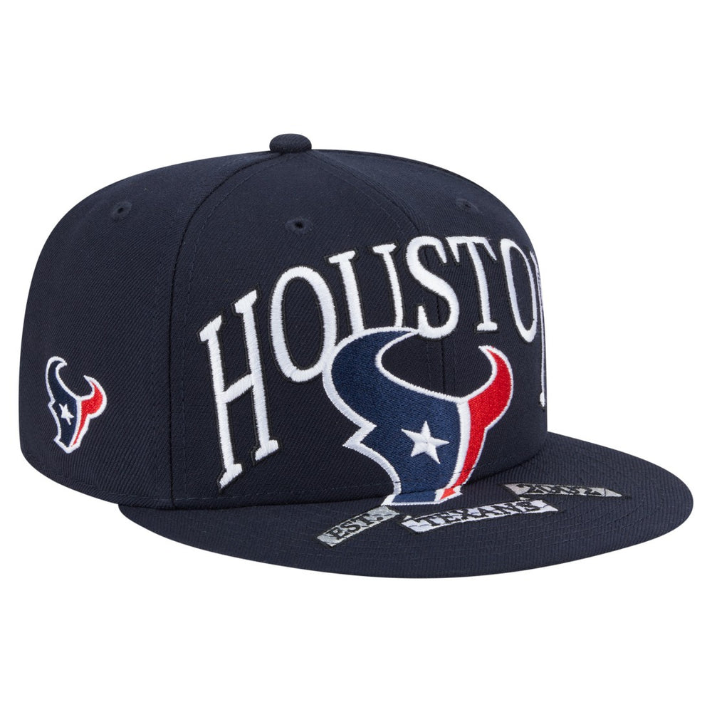 Houston Texans New Era Oversized 59FIFTY Fitted Hat - Navy outlet