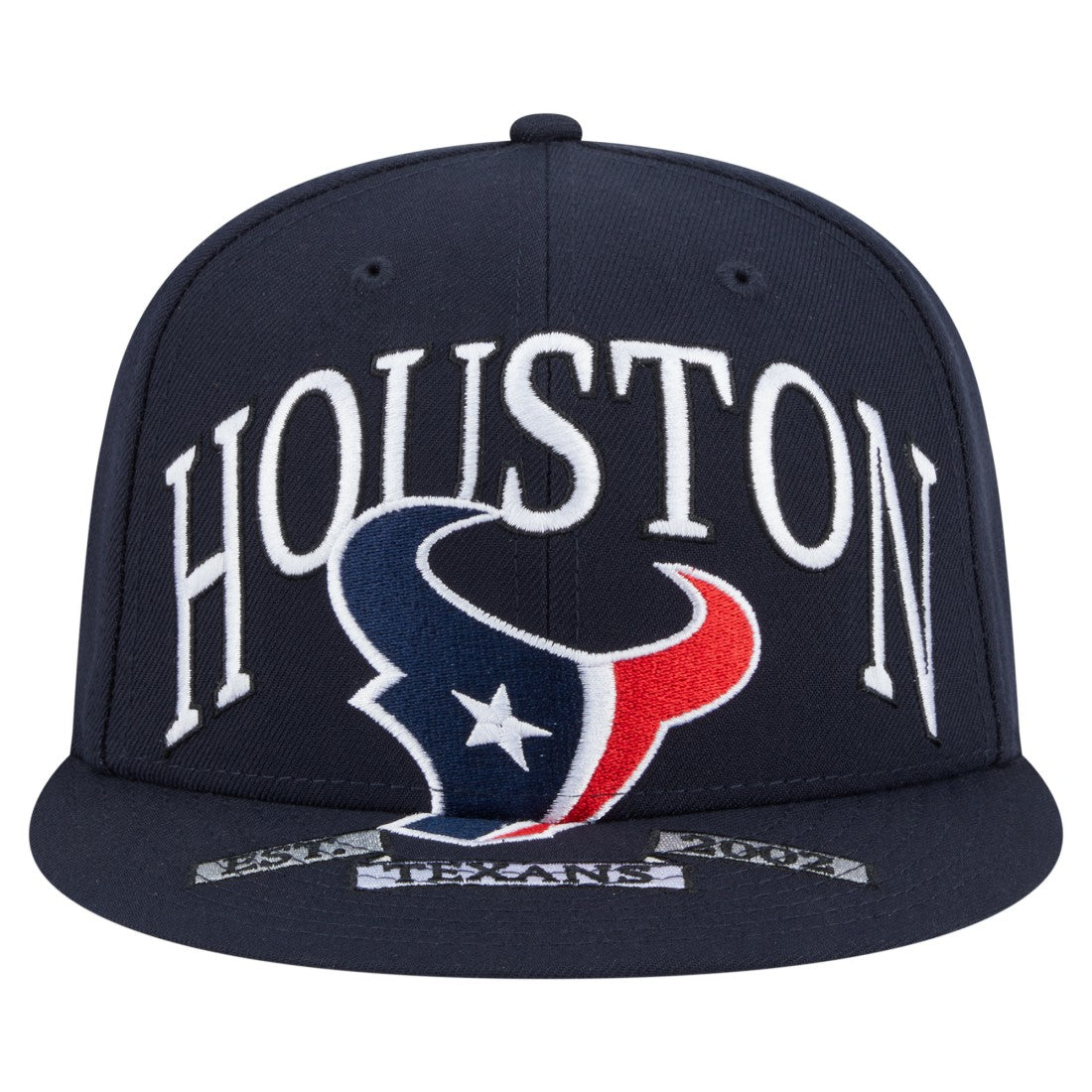 Houston Texans New Era Oversized 59FIFTY Fitted Hat - Navy outlet