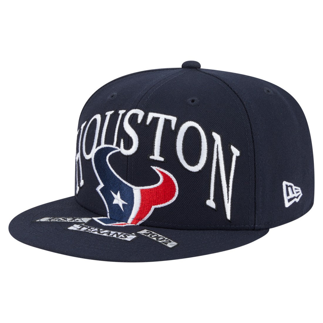Houston Texans New Era Oversized 59FIFTY Fitted Hat - Navy outlet