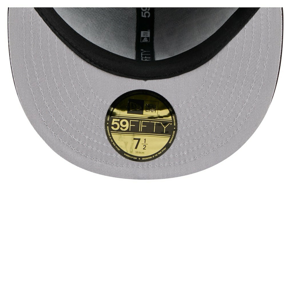 Cleveland Browns New Era Throwback Oversized 59FIFTY Fitted Hat - Brown sale
