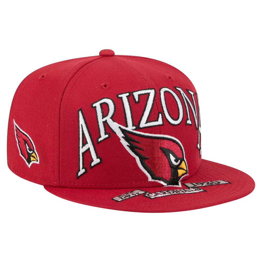 Arizona Cardinals New Era Oversized 59FIFTY Fitted Hat - Cardinal discount