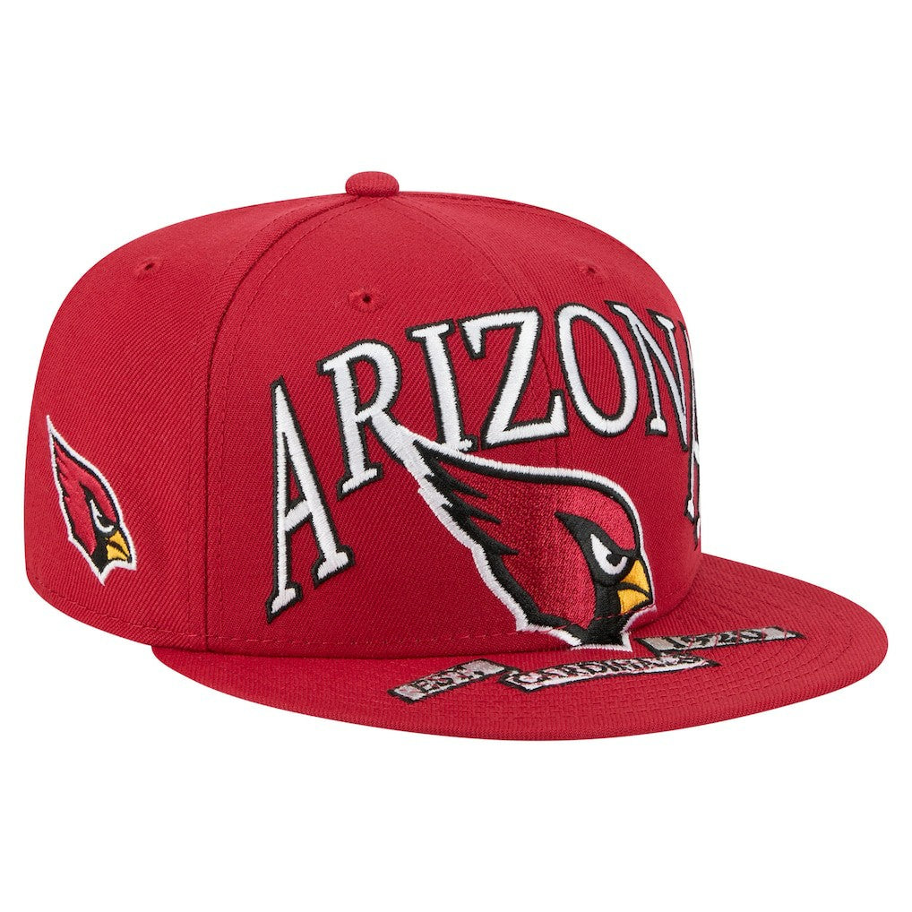 Arizona Cardinals New Era Oversized 59FIFTY Fitted Hat - Cardinal discount