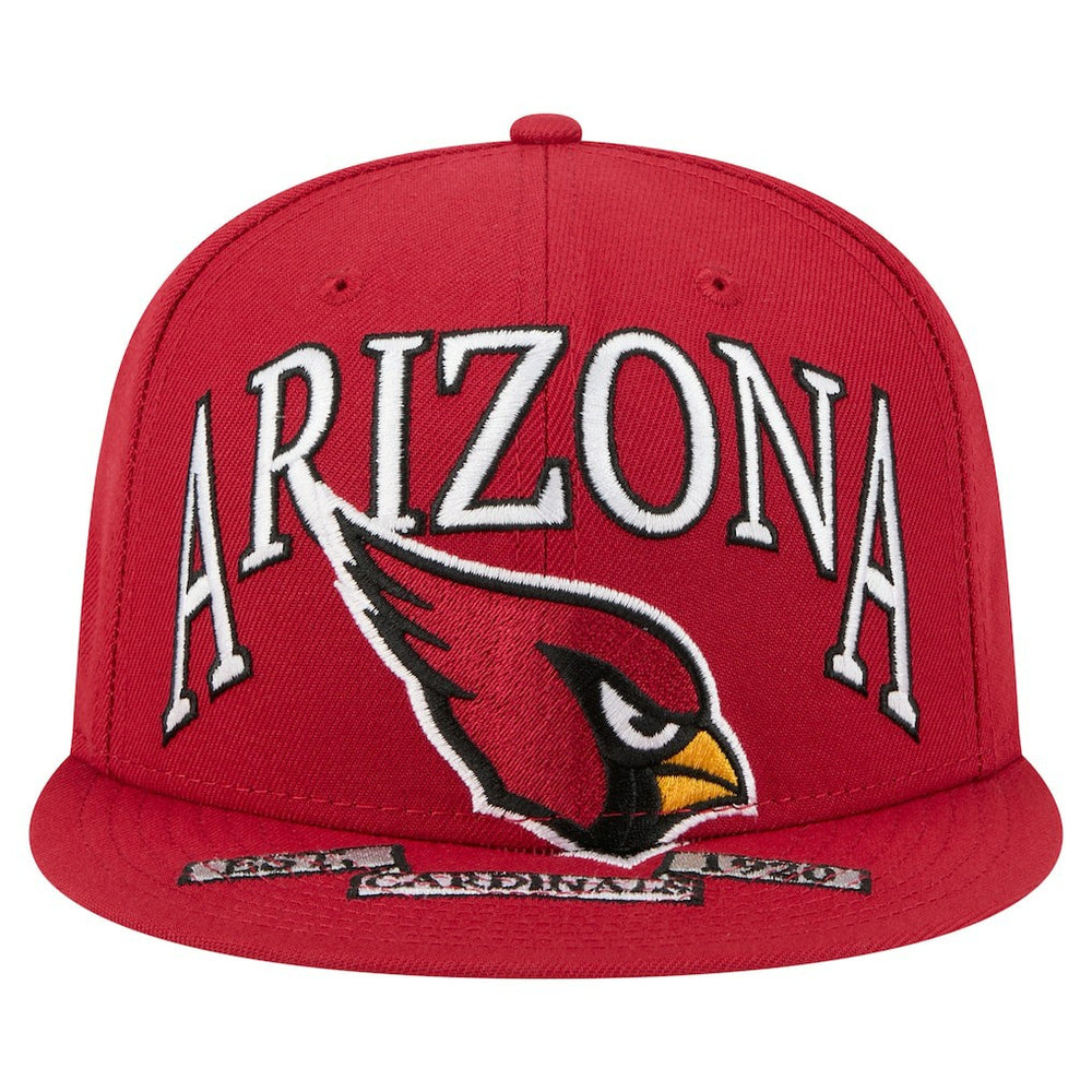 Arizona Cardinals New Era Oversized 59FIFTY Fitted Hat - Cardinal discount