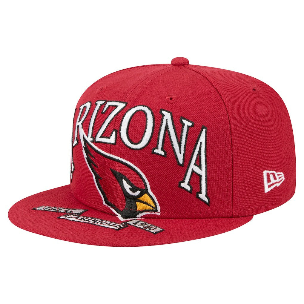 Arizona Cardinals New Era Oversized 59FIFTY Fitted Hat - Cardinal discount