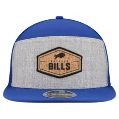 Buffalo Bills New Era Cork Split Panel 9FIFTY Trucker Snapback Hat - Gray/Royal discount