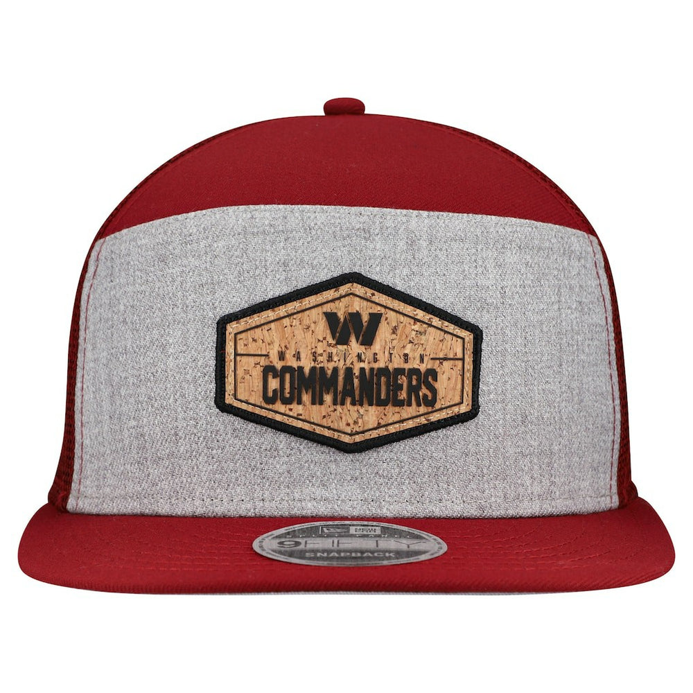 Washington Commanders New Era Cork Split Panel 9FIFTY Trucker Snapback Hat - Gray/Burgundy online