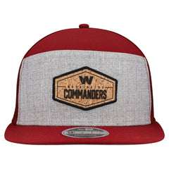 Washington Commanders New Era Cork Split Panel 9FIFTY Trucker Snapback Hat - Gray/Burgundy online
