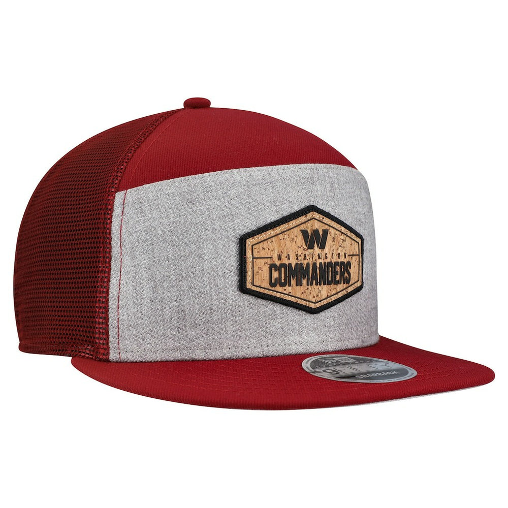 Washington Commanders New Era Cork Split Panel 9FIFTY Trucker Snapback Hat - Gray/Burgundy online