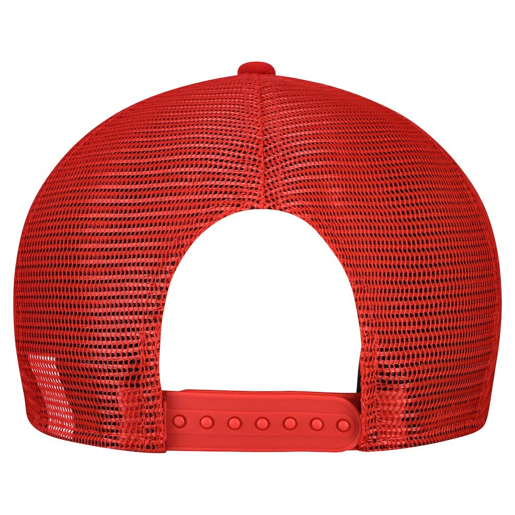 San Francisco 49ers New Era Cork Split Panel 9FIFTY Trucker Snapback Hat - Gray/Scarlet cheap