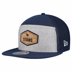 Tennessee Titans New Era Cork Split Panel 9FIFTY Trucker Snapback Hat - Gray/Navy outlet