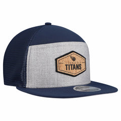 Tennessee Titans New Era Cork Split Panel 9FIFTY Trucker Snapback Hat - Gray/Navy outlet