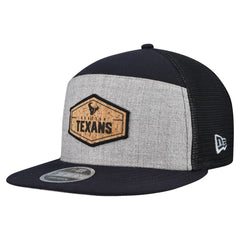 Houston Texans New Era Cork Split Panel 9FIFTY Trucker Snapback Hat - Gray/Navy outlet