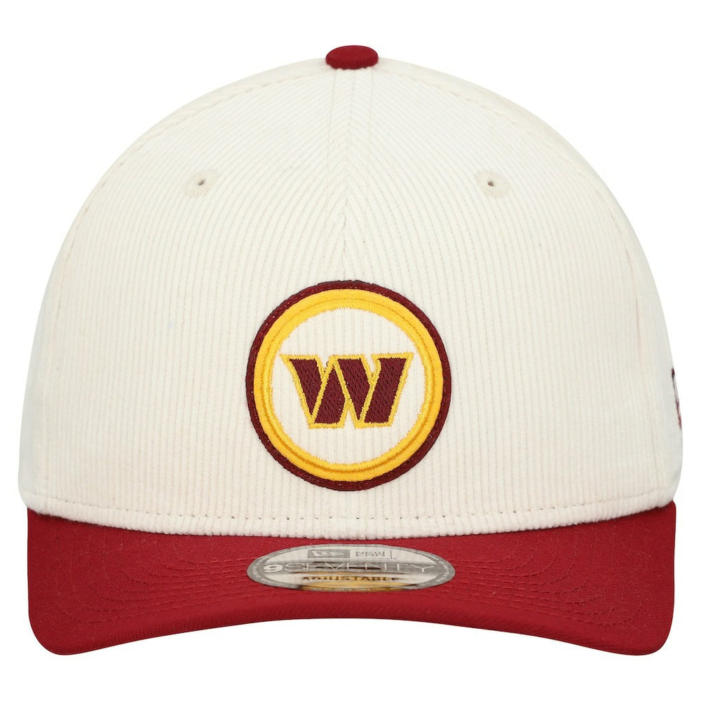Washington Commanders New Era Loyal Corduroy 9SEVENTY Adjustable Hat - Stone on sale