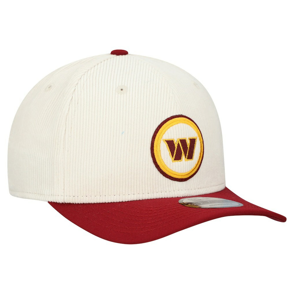 Washington Commanders New Era Loyal Corduroy 9SEVENTY Adjustable Hat - Stone on sale