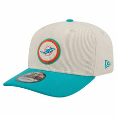 Miami Dolphins New Era Loyal Corduroy 9SEVENTY Adjustable Hat - Stone online