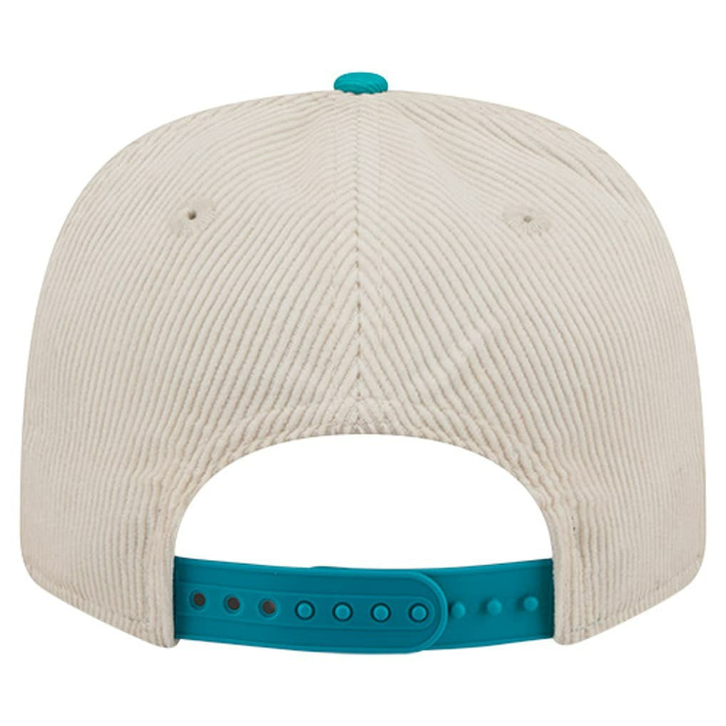 Miami Dolphins New Era Loyal Corduroy 9SEVENTY Adjustable Hat - Stone online