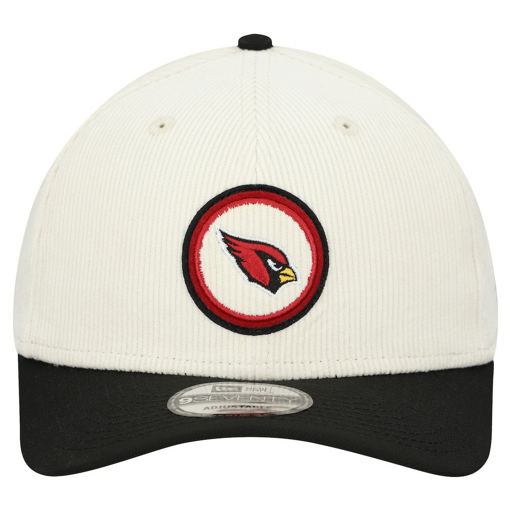 Arizona Cardinals New Era Loyal Corduroy 9SEVENTY Adjustable Hat - Stone outlet