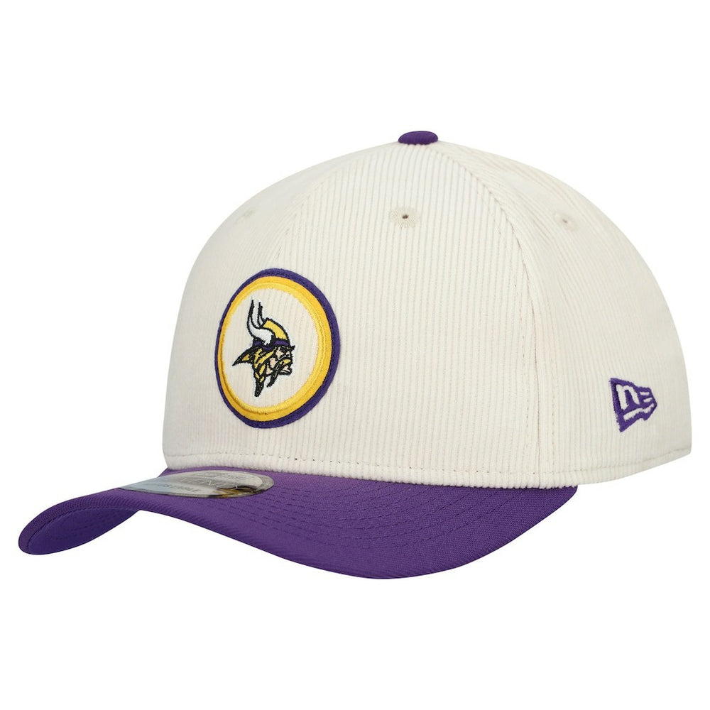 Minnesota Vikings New Era Loyal Corduroy 9SEVENTY Adjustable Hat - Stone discount