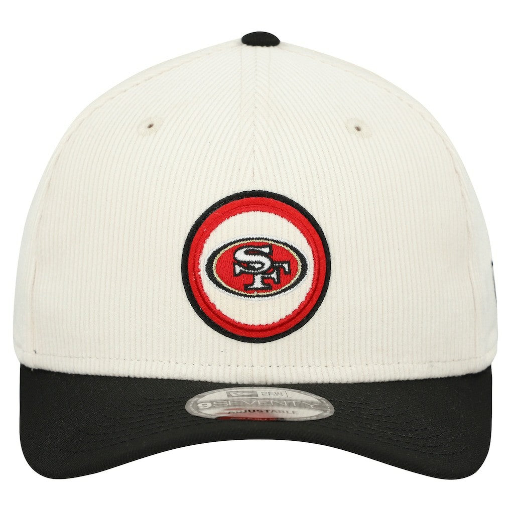 San Francisco 49ers New Era Loyal Corduroy 9SEVENTY Adjustable Hat - Stone discount