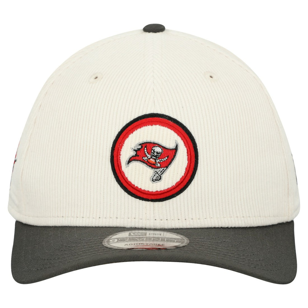 Tampa Bay Buccaneers New Era Loyal Corduroy 9SEVENTY Adjustable Hat - Stone sale