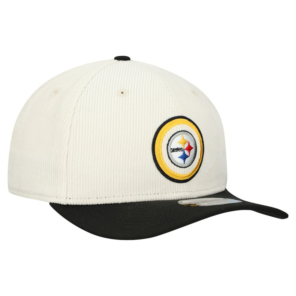 Pittsburgh Steelers New Era Loyal Corduroy 9SEVENTY Adjustable Hat - Stone sale