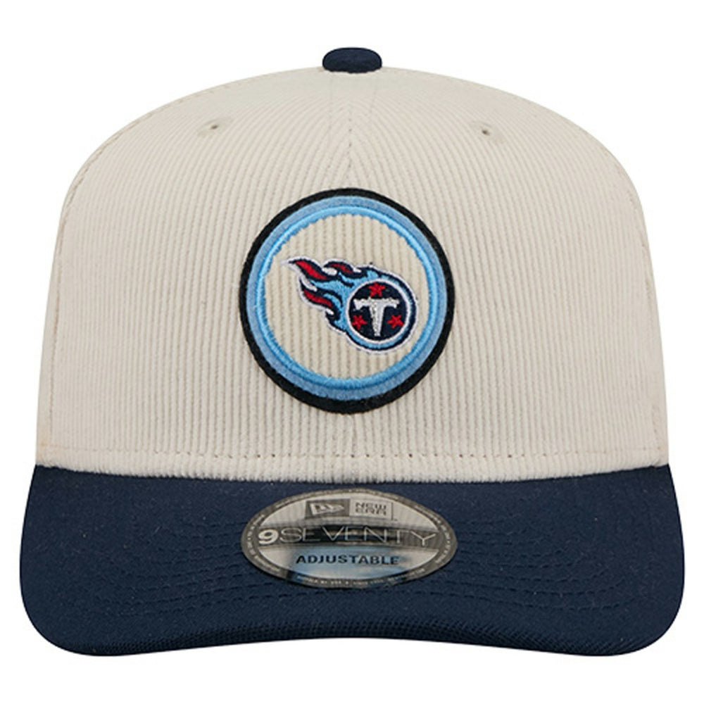 Tennessee Titans New Era Loyal Corduroy 9SEVENTY Adjustable Hat - Stone for sale
