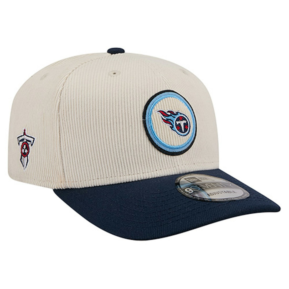 Tennessee Titans New Era Loyal Corduroy 9SEVENTY Adjustable Hat - Stone for sale