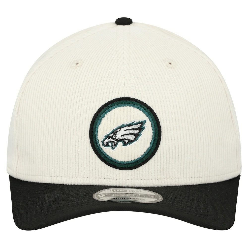 Philadelphia Eagles New Era Loyal Corduroy 9SEVENTY Adjustable Hat - Stone outlet