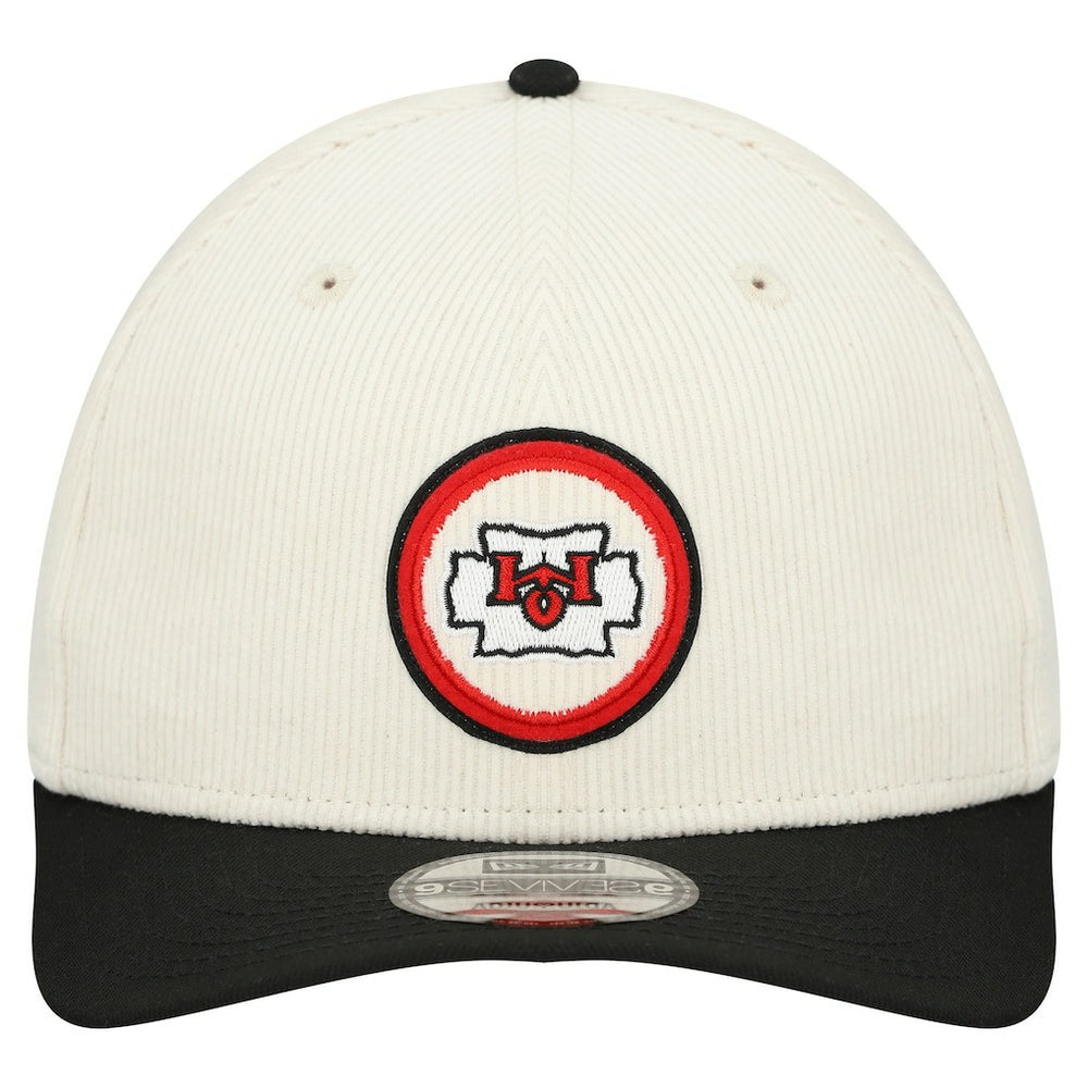 Kansas City Chiefs New Era Loyal Corduroy 9SEVENTY Adjustable Hat - Stone sale