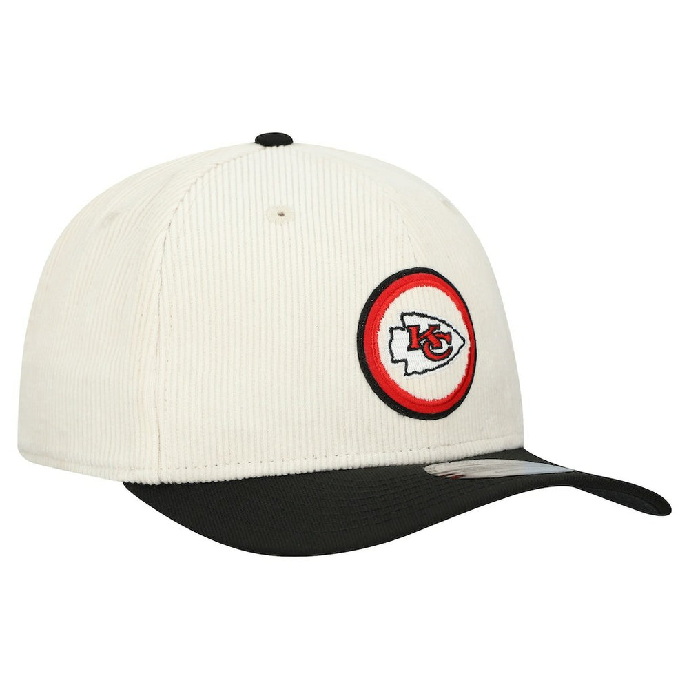 Kansas City Chiefs New Era Loyal Corduroy 9SEVENTY Adjustable Hat - Stone sale