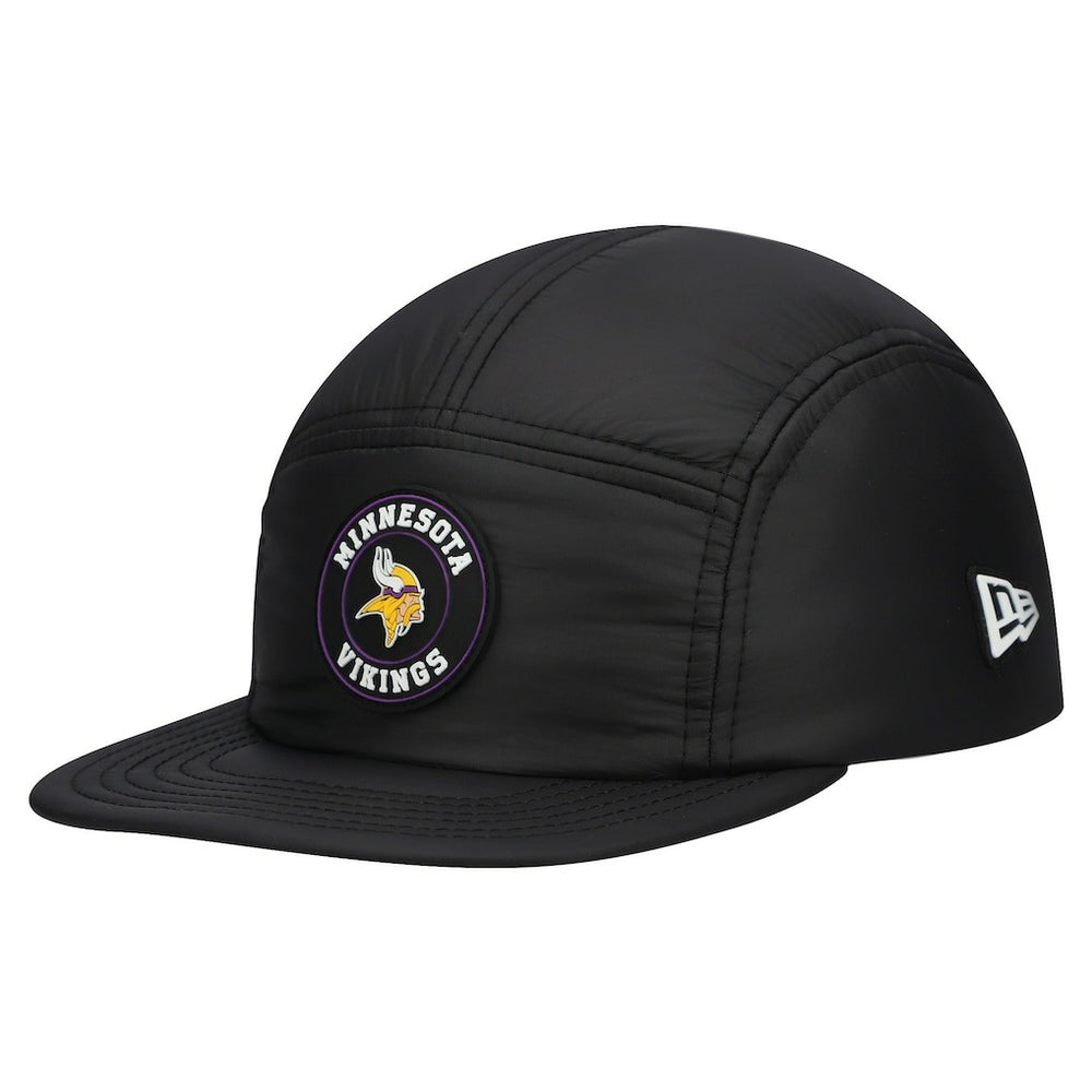 Minnesota Vikings New Era Quilted Camper Adjustable Hat - Black on sale